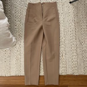 Zara tan trousers